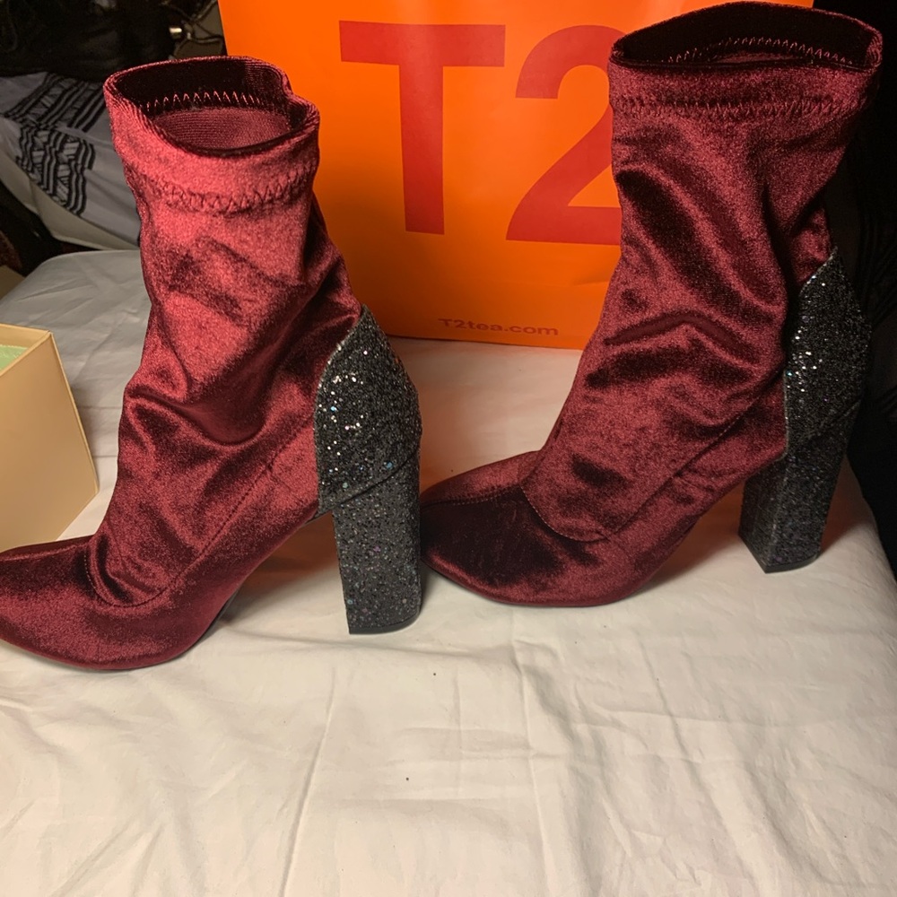 Charlotte russe heeled boots